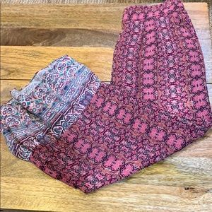 Anthropologie Silk Pants Size 10